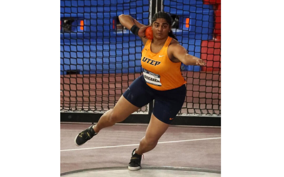 Texas’s Krishna Jayasankar won Silver For Shot Putt