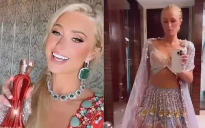 Paris Hilton Decks Up In Ethnic Outfits On India Visit