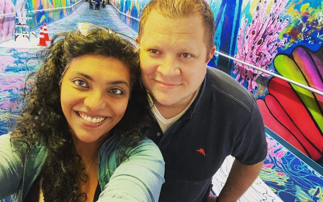 Indian American artist launches immersive exhibit at Houston airport